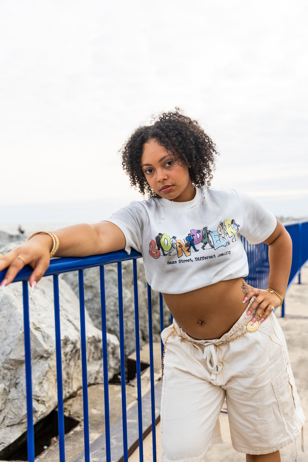 Same Street Different Reality Distress Wash Tee