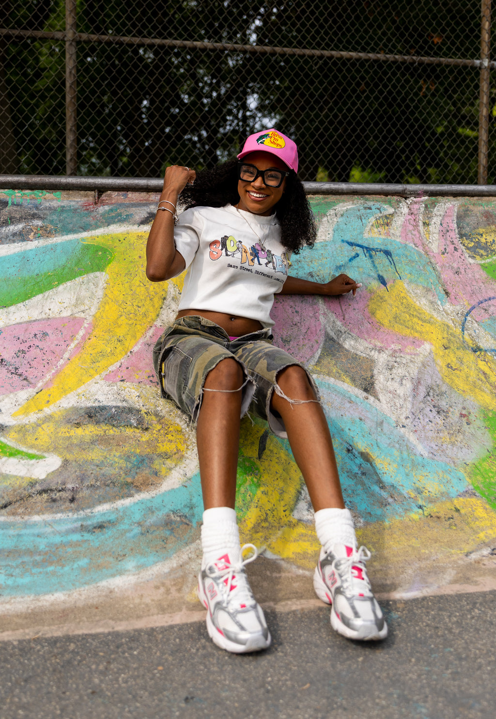 Same Street Different Reality Distress Wash Tee